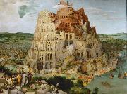 BRUEGEL, Pieter the Elder The Tower of Babel (mk08) oil painting on canvas